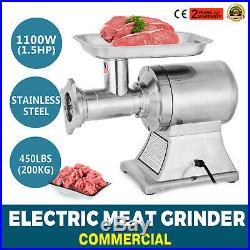 1.5HP 1100W Commercial Meat Grinder Sausage Stuffer Mincer Electric Kitchen