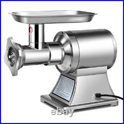 1.5HP 1100W Electric Commercial Meat Grinder Heavy Duty Stainless Steel 550LB/h