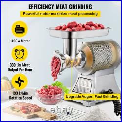 1.5HP Commercial Electric 550lbs/h Meat Grinder Heavy Duty Sausage Stuffer 1.5HP Commercial Electric 550lbs/h Meat Grinder Heavy Duty Sausage Stuffer