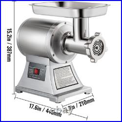 1.5HP Commercial Electric 550lbs/h Meat Grinder Heavy Duty Sausage Stuffer 1.5HP Commercial Electric 550lbs/h Meat Grinder Heavy Duty Sausage Stuffer