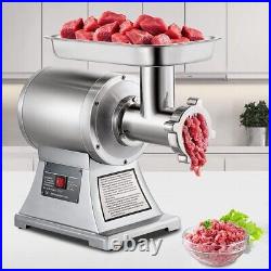 1.5HP Commercial Electric Meat Grinder Stainless Steel Commercial Sausage Stuffe