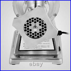 1.5HP Commercial Meat Grinder Sausage Stuffer With2 plates 2 Knives 450lbs/h