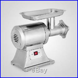 1.5HP Meat Grinder Stainless Steel 220 RPM Electric Commercial Sausage Stuffer