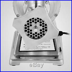 1.5HP Meat Grinder Stainless Steel 220 RPM Electric Commercial Sausage Stuffer