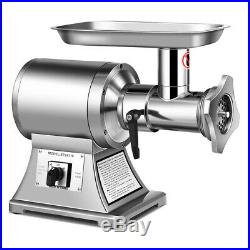 1.5HP Stainless Steel Meat Grinder Home Kitchen Commercial Grade 1100W 550LB/h