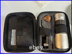 1 Zpresso K-Plus Manual Coffee Grinder Silver With Carrying case Accessories