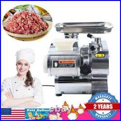 1100W Commercial Electric Meat Grinder Stainless Steel Mincer Slicer 250kg/H NEW