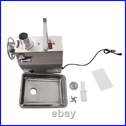 1100W Commercial Meat Grinder Stainless Steel Electric Sausage Stuffer 550lbs/ h