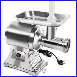 1100W Commercial Stainless Steel Electric Meat Grinder Heavy Duty #22 Small Bone
