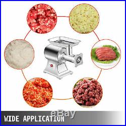 1100W Electric Meat Grinder Mincing Machine Sausage Stuffer Mincer Stainless