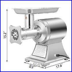 1100W Electric Meat Grinder Mincing Machine Sausage Stuffer Mincer Stainless