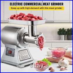 1100W Electric Meat Grinder with 2 Blades 550LB/h Stainless Steel 220 RPM 1100W Electric Meat Grinder with 2 Blades 550LB/h Stainless Steel 220 RPM