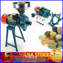 110V/1500W Grinder Machine for Grinding Corn, Wheat etc + Stainless Steel Funnel