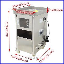 110V 2.2KW Commercial Meat Grinder Meat Mincer Large-sized Tray300kg/h 8mm Plate