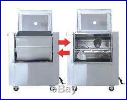 110V 60HZ 1500W 10.5Gallon Electric Meat & Food Mixer /Grinder Stainless Steel