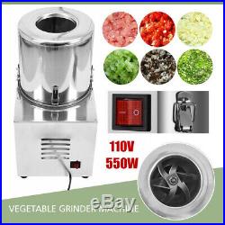 110V Commercial Food Processor Electric Vegetable Chopper Grinder Machine 550W