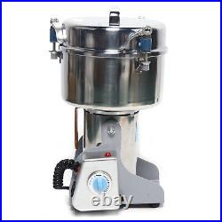 110V Commercial Herb Grinder Swing Machine Grain Crusher Timing Switch US