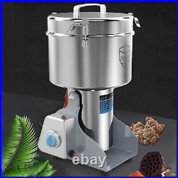 110V Commercial Herb Grinder Swing Machine Grain Crusher Timing Switch US
