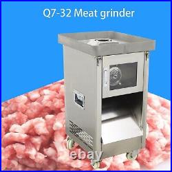 110V Commercial Meat Grinder Mincer for Mincing and Grinding with Tray 400kg/h