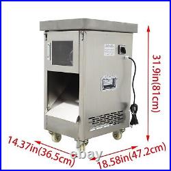 110V Commercial Meat Grinder Mincer for Mincing and Grinding with Tray 400kg/h