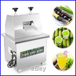 110V Electric Sugar Cane Ginger Juice Extractor Press Machine Stainless Steel