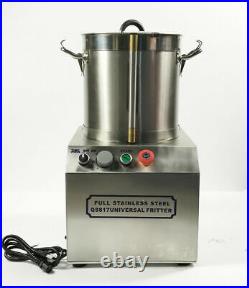 110V Stainless Steel 15L Electric Commercial Food Processor Machine Grinder NEW