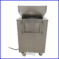110V Stainless Steel Continuous Feed Oil Grinder Peanuts Almonds Walnuts Sesame