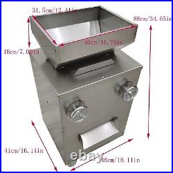 110V Stainless Steel Continuous Feeding and Discharging Grease Material Grinder