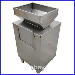 110V Stainless Steel Continuous Feeding and Discharging Grease Material Grinder