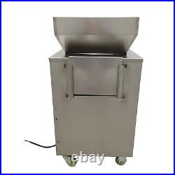 110V Stainless Steel Continuous Feeding and Discharging Grease Material Grinder