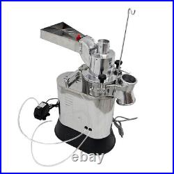 110V Stainless Steel Electric Hammer Mill Grain Grinder Machine Dry Plant