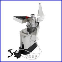 110V Stainless Steel Electric Hammer Mill Grain Grinder Machine Dry Plant