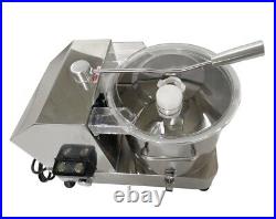 110V4.6LElectric Commercial Vegetable Meat Grinder, Stainless Steel Food Shredder