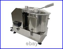 110V4.6LElectric Commercial Vegetable Meat Grinder, Stainless Steel Food Shredder