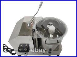 110V4.6LElectric Commercial Vegetable Meat Grinder, Stainless Steel Food Shredder 110V4.6LElectric Commercial Vegetable Meat Grinder, Stainless Steel Food Shredder
