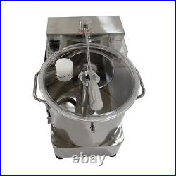 110V4.6LElectric Commercial Vegetable Meat Grinder, Stainless Steel Food Shredder