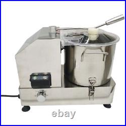 110V4.6LElectric Commercial Vegetable Meat Grinder, Stainless Steel Food Shredder