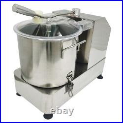 110V4.6LElectric Commercial Vegetable Meat Grinder, Stainless Steel Food Shredder