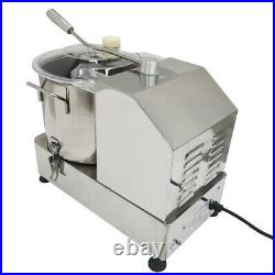 110V4.6LElectric Commercial Vegetable Meat Grinder, Stainless Steel Food Shredder