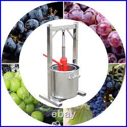 12L Fruit Vegetable Crusher Grinder Mill 304 Food Grade Stainless Steel Juicer