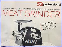 1400w Electric Meat Grinder Mincer Stainless Steel Sausage Maker Machine -hq