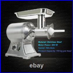 150kg/h 650W Commercial Electric Meat Grinder Meat MincerSausage Filling Machine