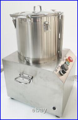 15L110V Electric Commercial Food Processor Chopper Grinder 1500W Stainless Steel