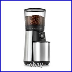 16 Oz. Stainless Steel Conical Coffee Grinder with Adjustable Settings