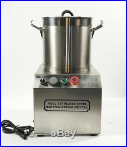 17L Stainless Steel Electric Commercial Food Processor Chopper Grinder Dicer 110