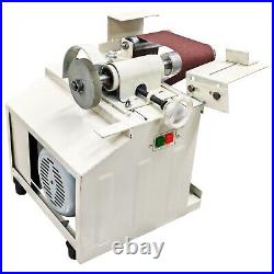 19-76mm Electric Stainless Steel Beveling Machine Sand Belt Rough Grinder 220V