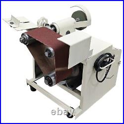 19-76mm Electric Stainless Steel Beveling Machine Sand Belt Rough Grinder 220V