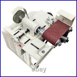 19-76mm Electric Stainless Steel Beveling Machine Sand Belt Rough Grinder 220V