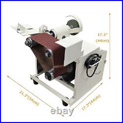 19-76mm Electric Stainless Steel Beveling Machine Sand Belt Rough Grinder 220V