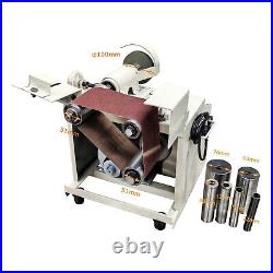 19-76mm Electric Stainless Steel Beveling Machine Sand Belt Rough Grinder 220V